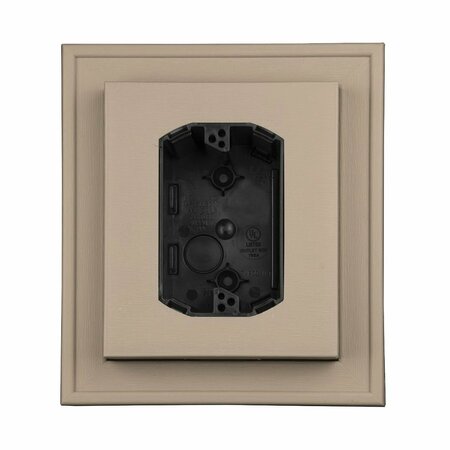 BORAL BUILDING PRODUCTS Wht Elec Mounting Block 130010010123